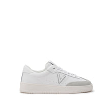 Load image into Gallery viewer, Sneaker Valentino Mars White Bordeaux in pelle bianca con dettagli bianchi e grigi e logo laterale, design moderno