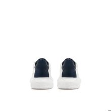 Load image into Gallery viewer, Sneaker VALENTINO Rey White/Blu in pelle di vitello bianca con logo silver e suola spessa