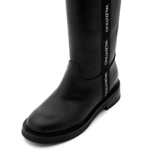 VALENTINO Flat calfskin black boot