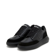 Carica l&#39;immagine nel visualizzatore di Gallery, VALENTINO Sneaker BOUNCE pelle e camoscio Total Black