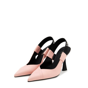 VALENTINO Slingback Nude tacco alto