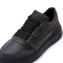 Load image into Gallery viewer, VALENTINO sneaker Rey Multicolor leather and suede Black/Grey