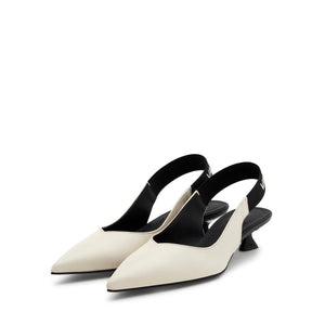 VALENTINO Slingback Avorio tacco basso