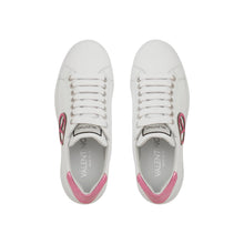 Carica l&#39;immagine nel visualizzatore di Gallery, VALENTINO Sneaker Baraga White/Fucsia