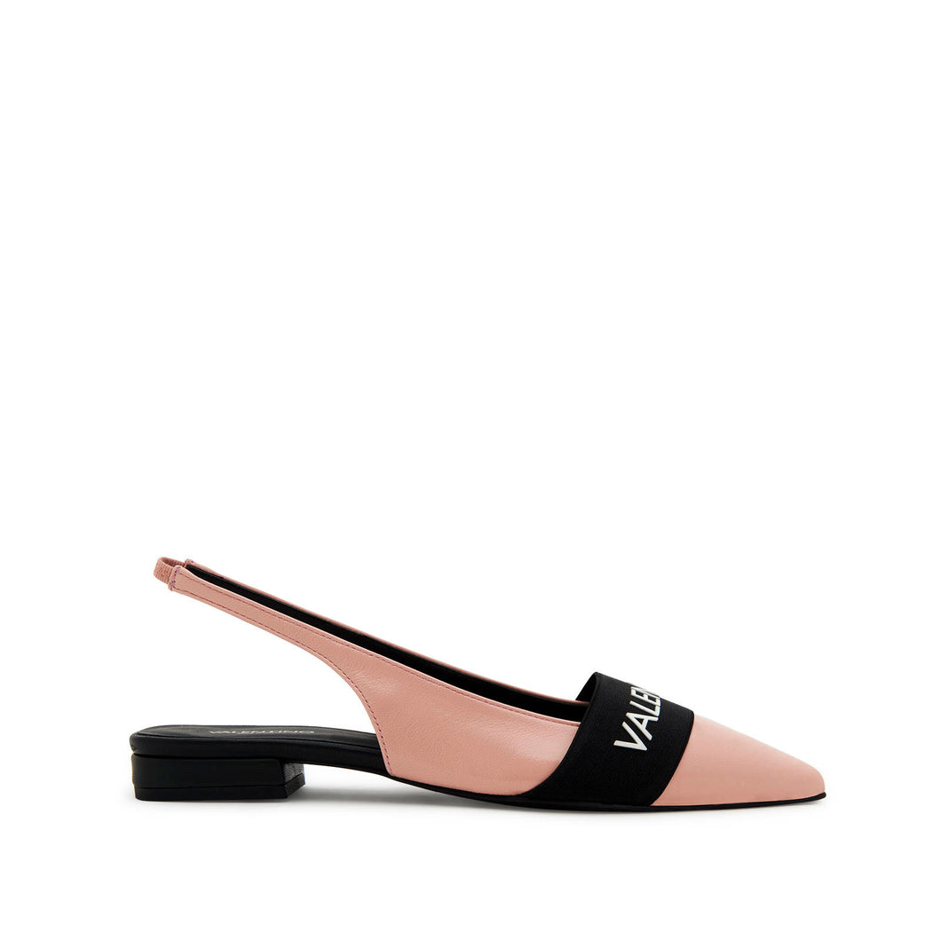 VALENTINO Slingback flat Nude