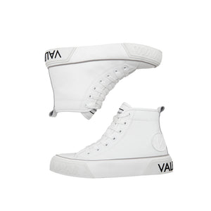 VALENTINO Aron White Leather Ankle Boot