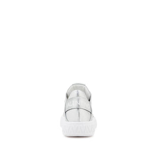 VALENTINO Sneaker Venus pelle e crosta White/Silver