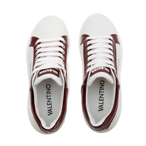 VALENTINO Sneaker Bouns S pelle e nappa White/Bordeaux