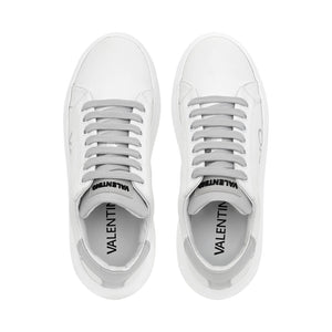 VALENTINO Sneaker Bounce S Logo Lettering White/ Grey