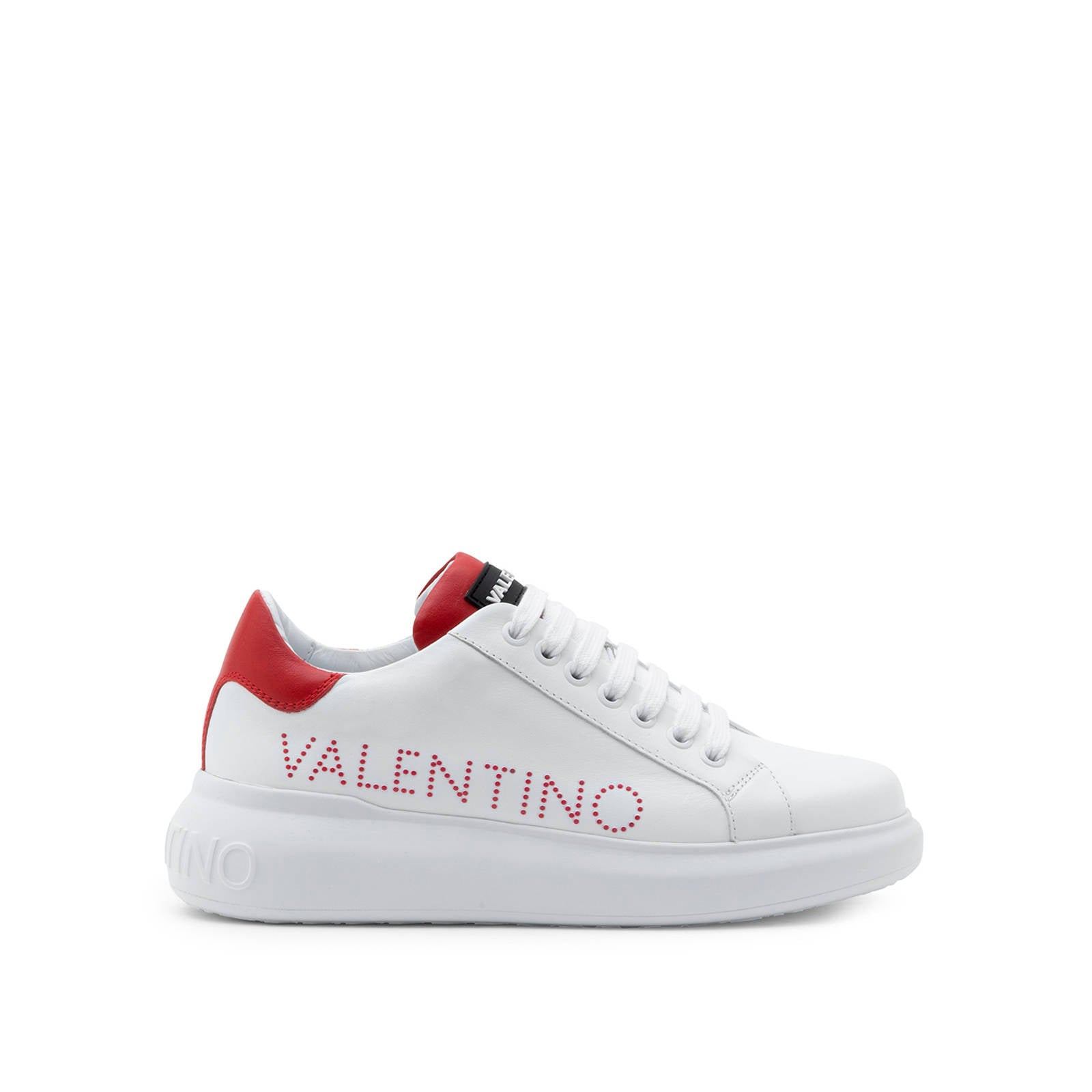 VALENTINO Sneaker Bounce White Red Valentino by Mario Valentino