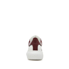 Carica l&#39;immagine nel visualizzatore di Gallery, VALENTINO Sneaker Bouns S pelle e nappa White/Bordeaux