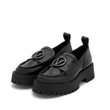 Load image into Gallery viewer, VALENTINO Thory Black Patent Loafers