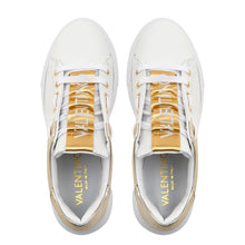 Carica l&#39;immagine nel visualizzatore di Gallery, VALENTINO Sneaker Baraga White/Gold Laminata