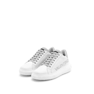 VALENTINO Sneaker Bounce S Logo Lettering White/ Grey