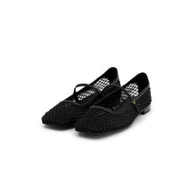 Load image into Gallery viewer, VALENTINO Ballerina Crystal Black - Valentino by Mario Valentino