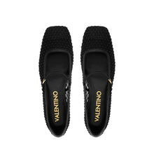 Load image into Gallery viewer, VALENTINO Ballerina Crystal Black - Valentino by Mario Valentino