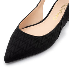 Load image into Gallery viewer, VALENTINO Ballerina Foulard fiocco Black - Valentino by Mario Valentino