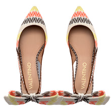 Load image into Gallery viewer, VALENTINO Ballerina Foulard fiocco White/Multi - Valentino by Mario Valentino