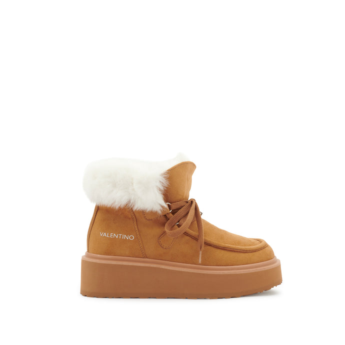 VALENTINO Lace-Up Boots Kira Cuoio