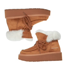 Load image into Gallery viewer, VALENTINO Lace-Up Boots Kira Cuoio