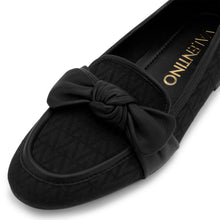 Carica l'immagine nel visualizzatore di Gallery, VALENTINO Mocassino Foulard Black - Valentino by Mario Valentino