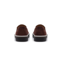 Carica l'immagine nel visualizzatore di Gallery, VALENTINO Mocassino Sail Suede Sabbia - vista posteriore