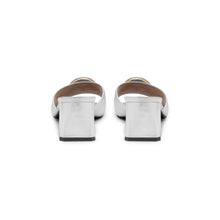 Load image into Gallery viewer, VALENTINO Sabot open-toe Silver - Valentino by Mario Valentino