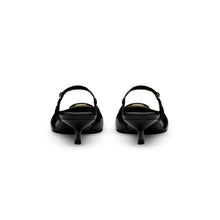 Load image into Gallery viewer, VALENTINO Slingback V-Logo Black - Valentino by Mario Valentino