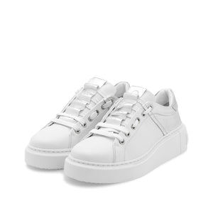 VALENTINO Sneaker Baraga White/silver Laminata