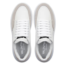 Carica l&#39;immagine nel visualizzatore di Gallery, VALENTINO Sneaker BOUNCE pelle e camoscio White/Grey