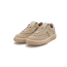 Load image into Gallery viewer, VALENTINO Sneaker Glossy Suede Contrast - Beige - Valentino by Mario Valentino