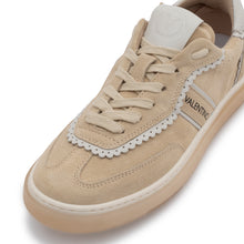 Load image into Gallery viewer, VALENTINO Sneaker Glossy Suede Contrast - Beige - Valentino by Mario Valentino