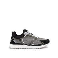 Carica l'immagine nel visualizzatore di Gallery, VALENTINO Sneaker Mars Black/Multi - Vista laterale con focus sui diversi tessuti e contrasto di colori