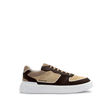 Carica l'immagine nel visualizzatore di Gallery, VALENTINO Sneaker Rey Chunky Moro/Multi -  Vista di profilo con focus sui dettagli e logo lettering moro