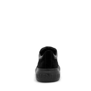 VALENTINO Sneaker BOUNCE pelle e camoscio Total Black