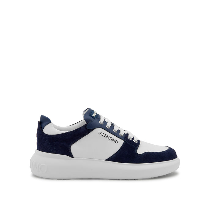 VALENTINO Sneaker BounceS pelle e camoscio White/Blue
