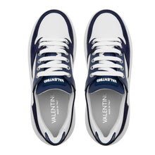 Carica l&#39;immagine nel visualizzatore di Gallery, VALENTINO Sneaker BounceS pelle e camoscio White/Blue