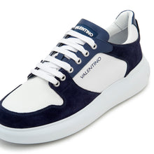 Carica l&#39;immagine nel visualizzatore di Gallery, VALENTINO Sneaker BounceS pelle e camoscio White/Blue