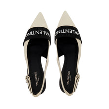 Load image into Gallery viewer, VALENTINO Slingback tacco basso Avorio