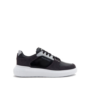 VALENTINO Sneaker BounceS pelle e camoscio Black/Grey