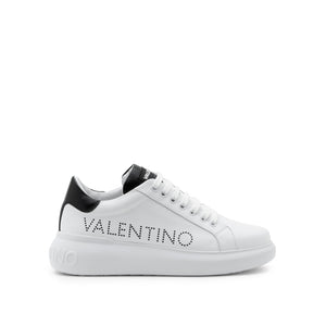 VALENTINO Sneakers Bounce Unisex White Black | Made in Italy 