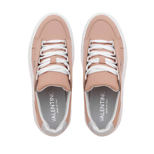 VALENTINO Sneakers Lace-Up in white and black calf