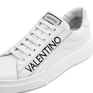 VALENTINO black STAN sneaker with lateral detail