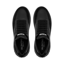 Carica l&#39;immagine nel visualizzatore di Gallery, VALENTINO Sneaker BOUNCE pelle e camoscio Total Black