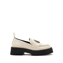 Load image into Gallery viewer, VALENTINO Thory Patent Leather Loafers Ivory