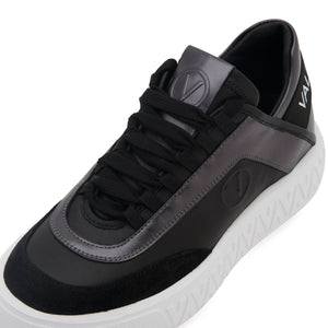 VALENTINO Sneaker Venus pelle e crosta Black