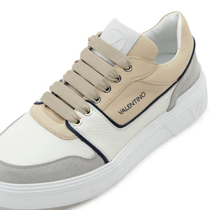 VALENTINO sneaker Rey Multicolor pelle e crosta White/Grey