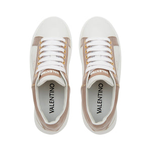 VALENTINO Bouns S leather and nappa Sneaker White/Nude