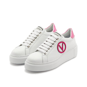 VALENTINO Sneaker Baraga White/Fucsia