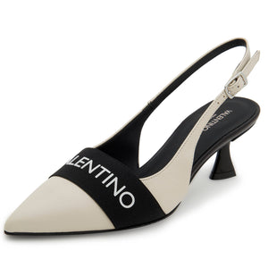 VALENTINO Slingback tacco basso Avorio